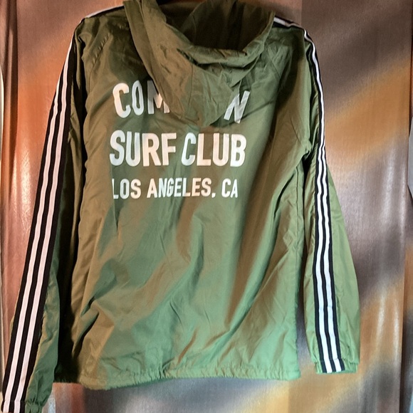 Matiz olive green coach jacket. “Compton surf club Los Angeles,Ca med. 116 - Picture 5 of 7
